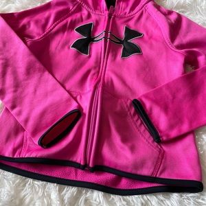 Under Armour girls zip-up hoodie size 6
